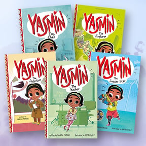 Covers from Yasmin book series