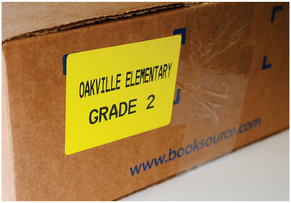 School Carton Label Image